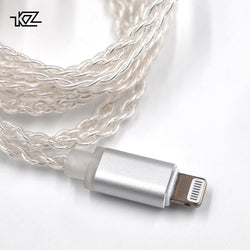 KZ Silver Plated Upgrade Lightning Cable