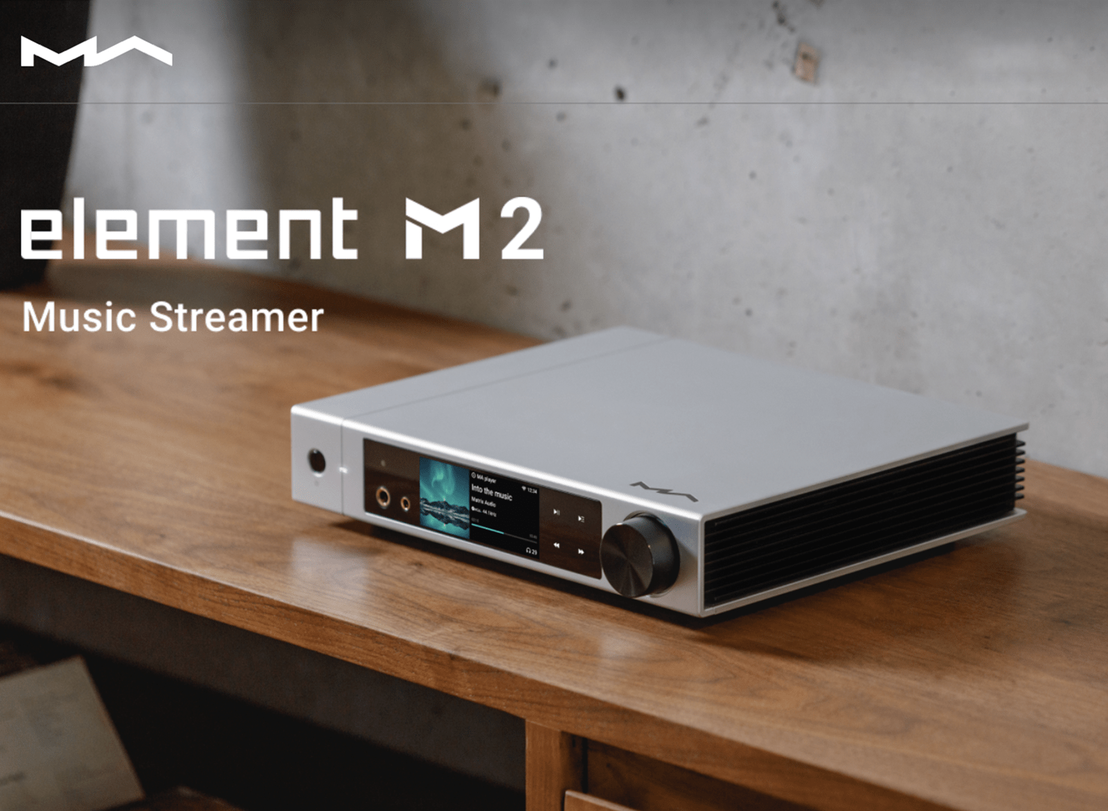 Apos Audio Matrix Audio DAC (Digital-to-Analog Converter) Matrix element M2 MQA DAC/Amp/Music Streamer