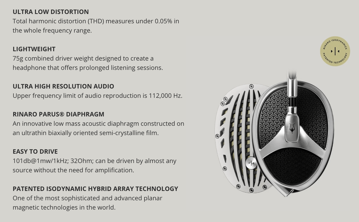 Apos Audio Meze Audio Headphone Meze ELITE Isodynamic Hybrid Array Headphone