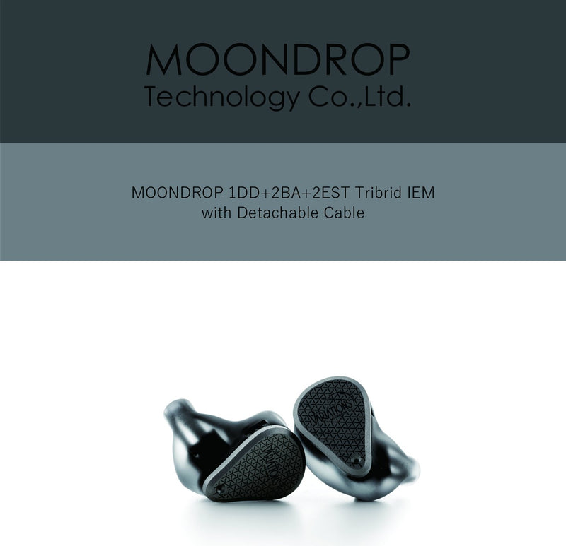 Apos Audio Moondrop Earphone / In-Ear Monitor (IEM) Moondrop Variations Tribrid IEM (Apos Certified)