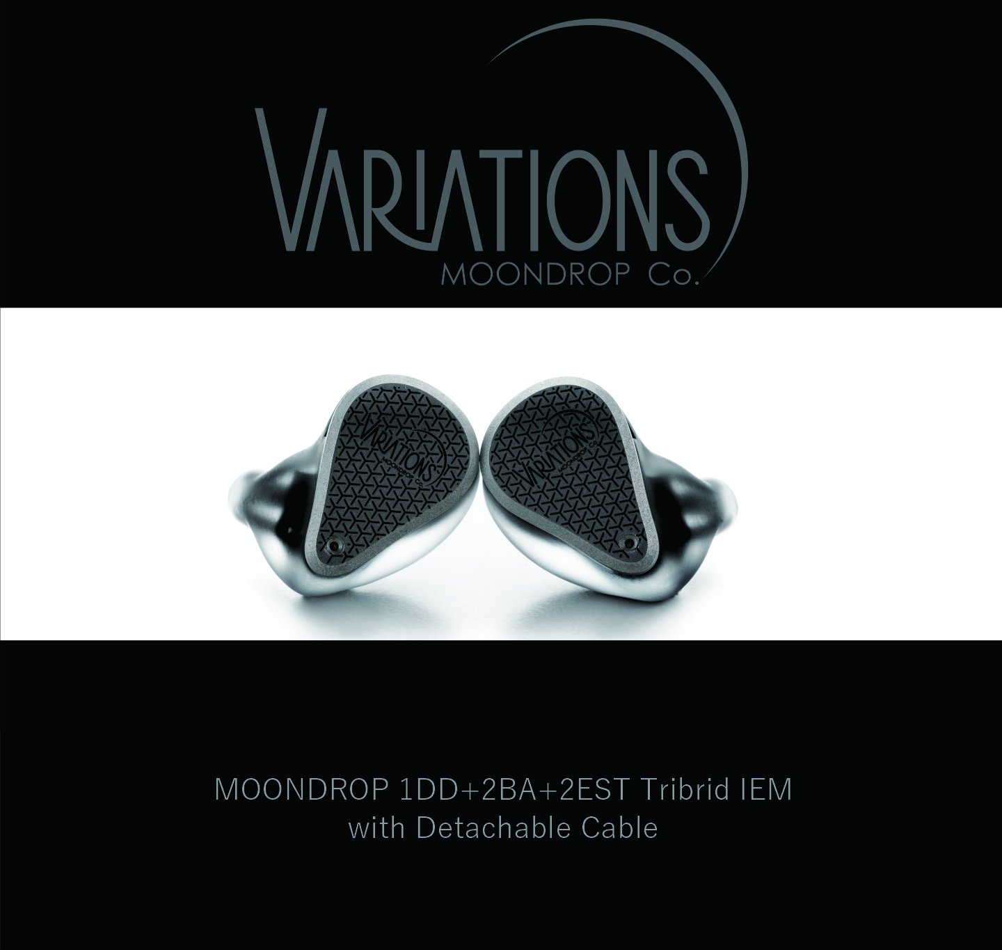 Apos Audio Moondrop Earphone / In-Ear Monitor (IEM) Moondrop Variations Tribrid IEM (Apos Certified)