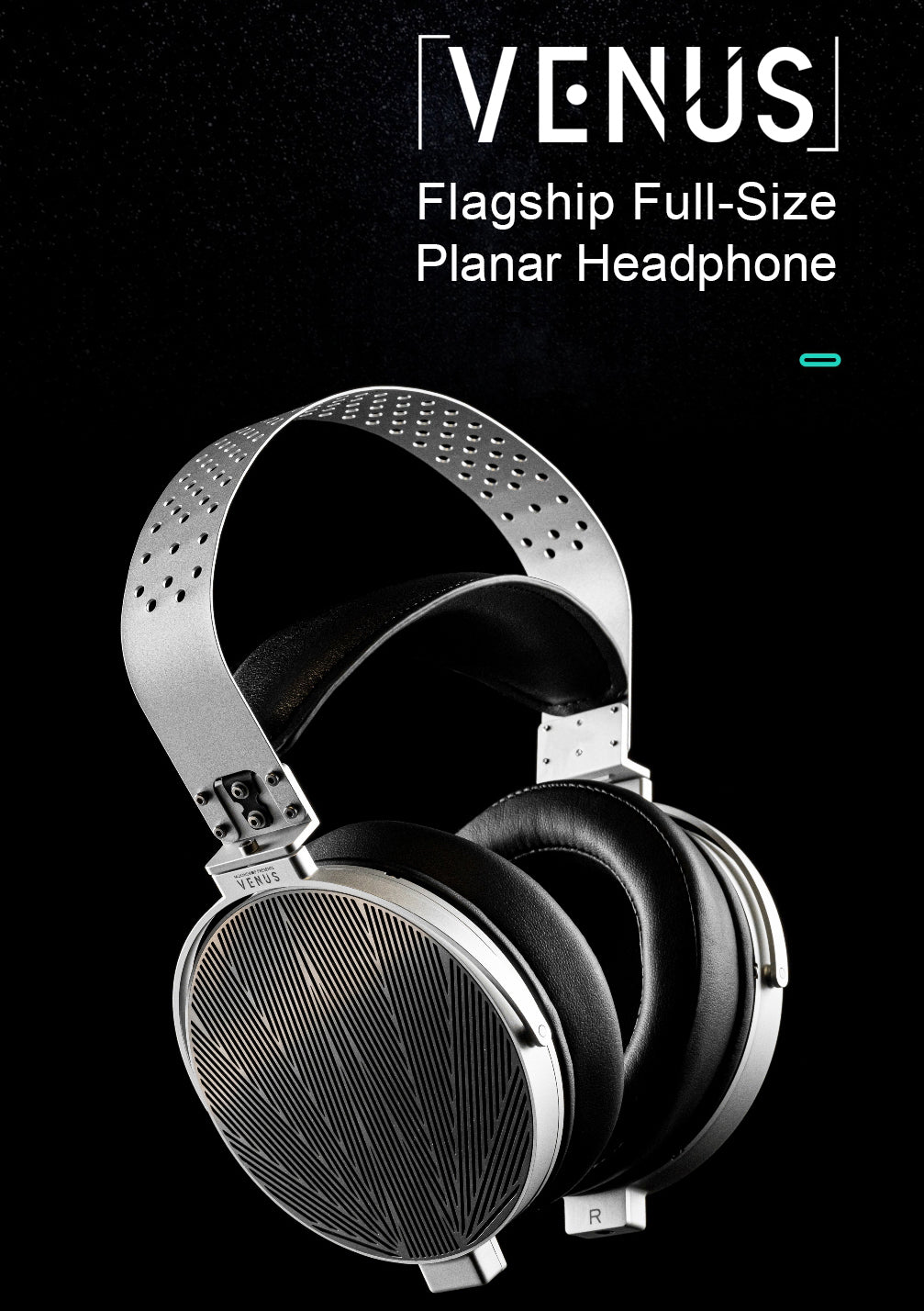 Apos Audio Moondrop Earphone / In-Ear Monitor (IEM) Moondrop Venus Flagship Full-Size Planar Magnetic Headphone