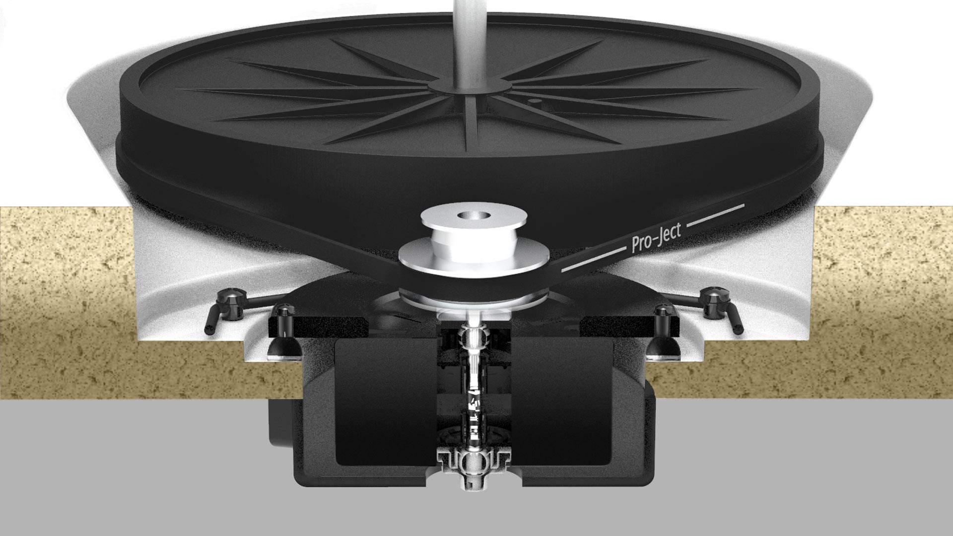 Apos Audio Pro-Ject Audio Turntable Pro-Ject Audio X1 Turntable Piano Black