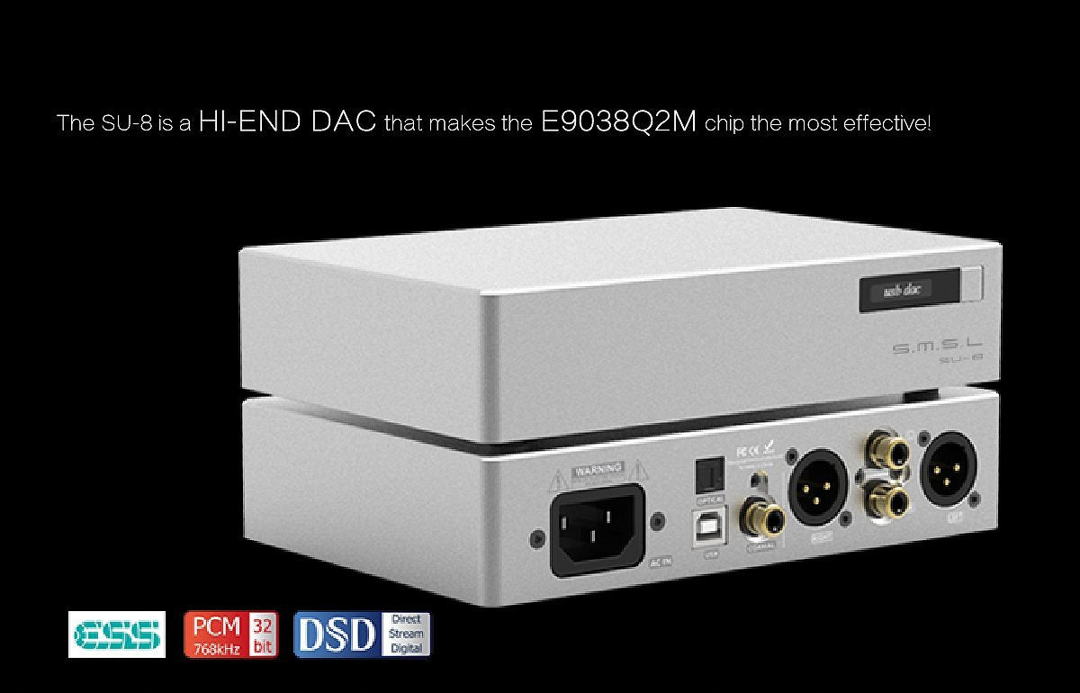 Apos Audio S.M.S.L | 双木三林 DAC (Digital-to-Analog Converter) SMSL SU-8 Version 2 DAC (Digital-to-Analog Converter)