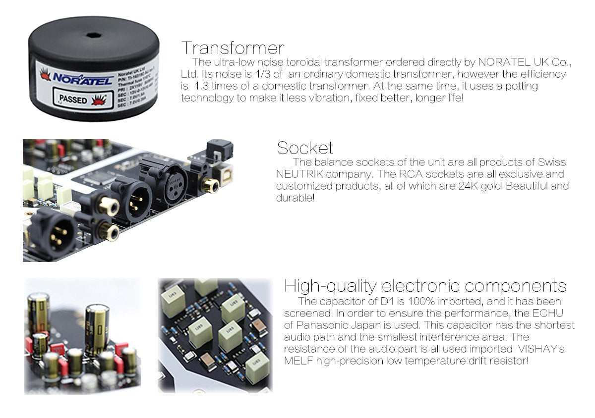 Apos Audio S.M.S.L | 双木三林 DAC (Digital-to-Analog Converter) SMSL VMV D1 DAC (Digital-to-Analog Converter)