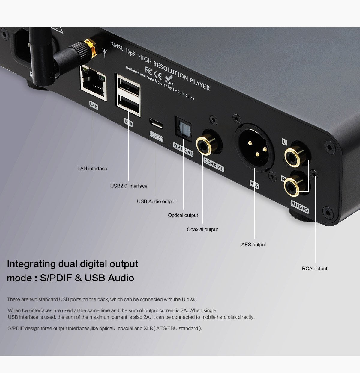 SMSL DP3 Digital Audio Player (DAP) – Apos