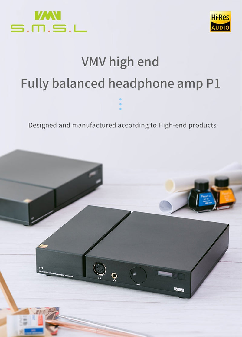 Apos Audio S.M.S.L | 双木三林 Headphone Amp SMSL VMV P1 Headphone Amplifier