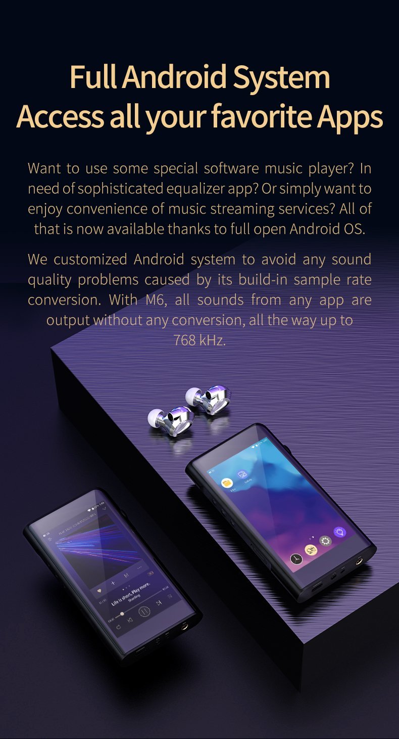 Shanling M6 Digital Audio Player (DAP)