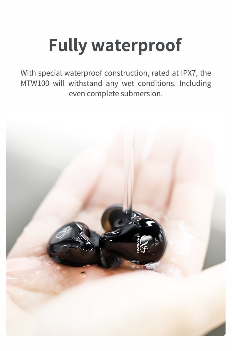 Apos Audio Shanling Earphone / In-Ear Monitor (IEM) Shanling MTW100 Bluetooth Wireless In-Ear Monitor (IEM)