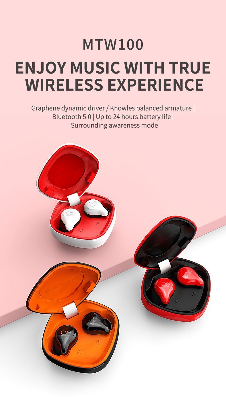 Apos Audio Shanling Earphone / In-Ear Monitor (IEM) Shanling MTW100 Bluetooth Wireless In-Ear Monitor (IEM)