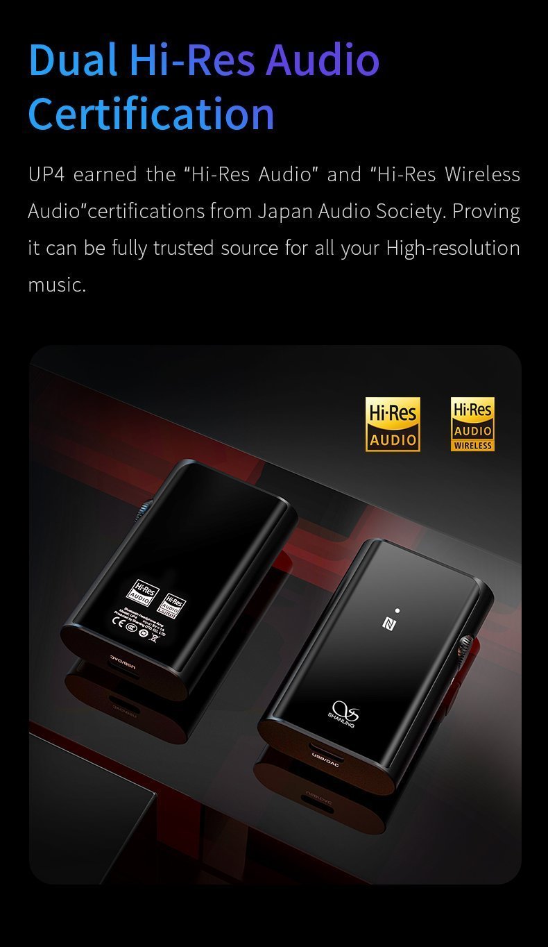 Apos Audio Shanling Headphone Amp Shanling UP4 Portable Headphone Amp (Apos Specials)