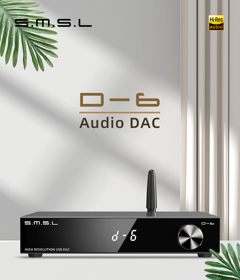 Apos Audio SMSL DAC (Digital-to-Analog Converter) SMSL D-6 DAC (Apos Certified)