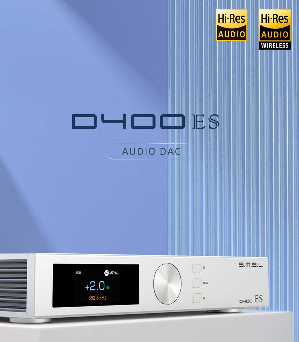 Apos Audio SMSL DAC (Digital-to-Analog Converter) SMSL D400ES Desktop DAC