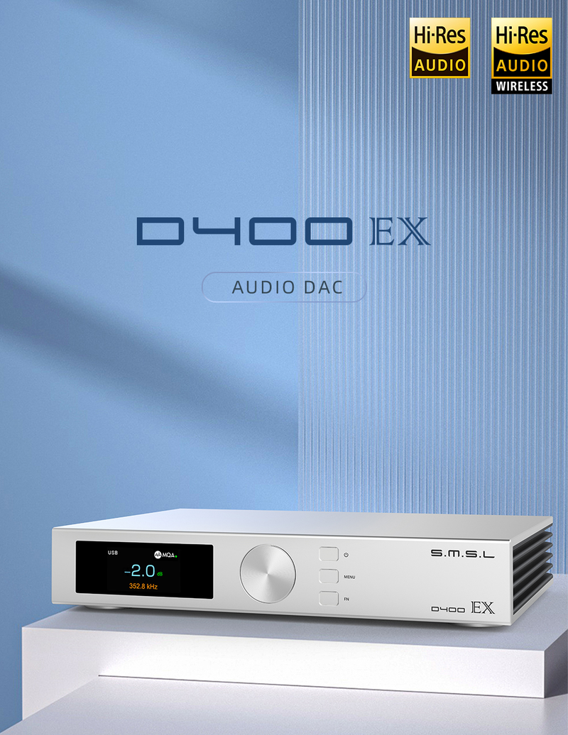 SMSL D400EX Desktop DAC – Apos Audio