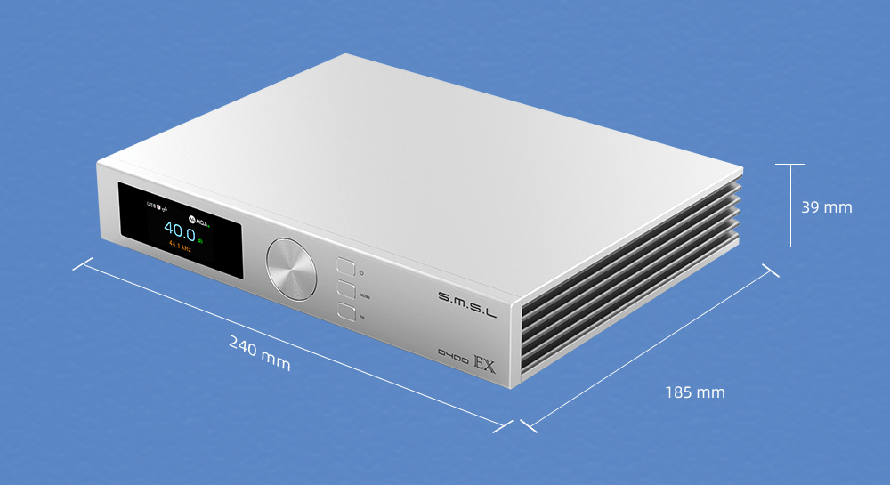 Apos Audio SMSL DAC (Digital-to-Analog Converter) SMSL D400EX Desktop DAC