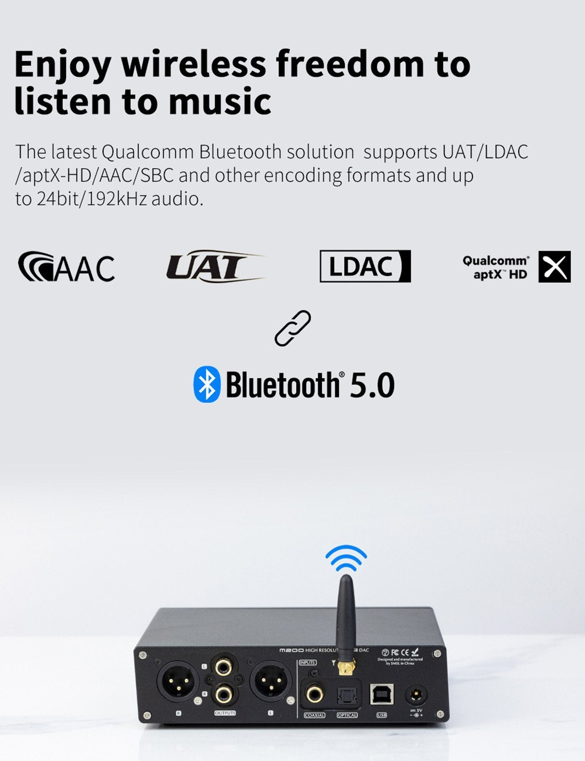 Apos Audio SMSL DAC (Digital-to-Analog Converter) SMSL M200 DAC (Digital-to-Analog Converter)