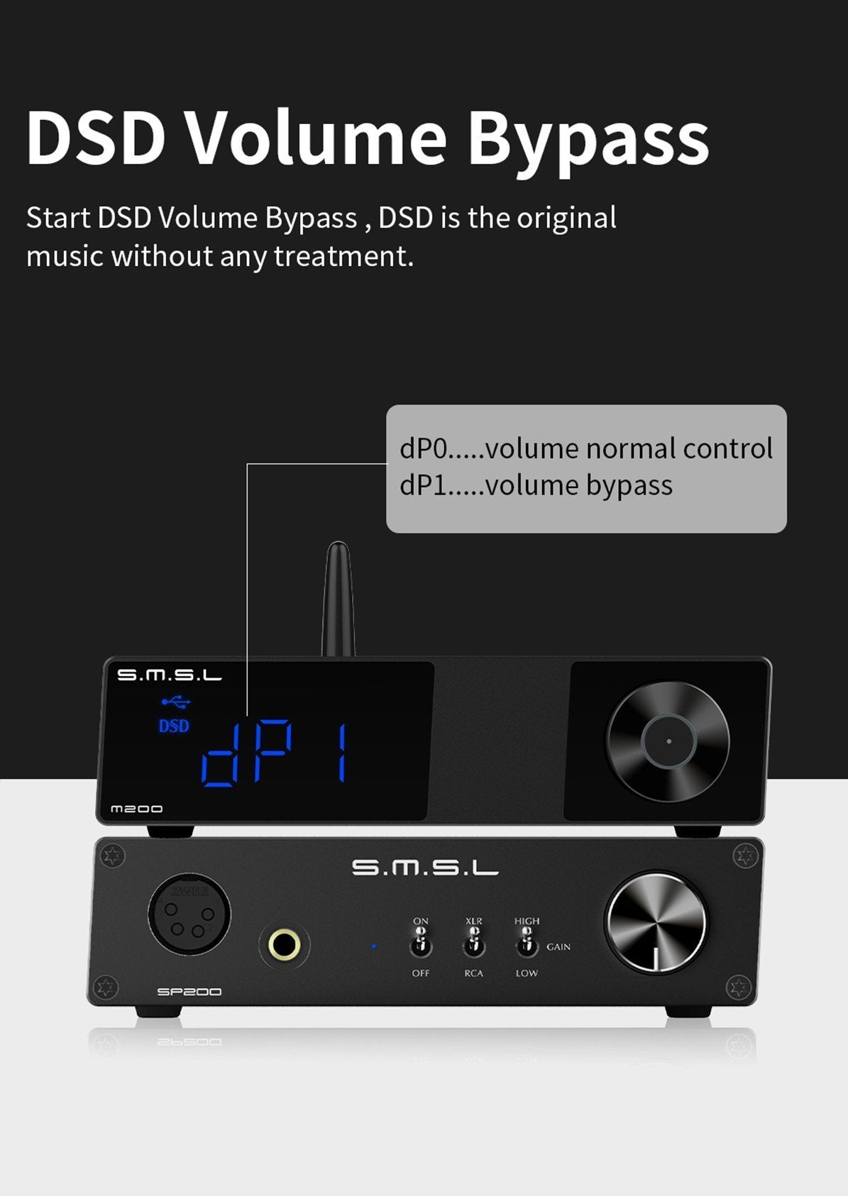 Apos Audio SMSL DAC (Digital-to-Analog Converter) SMSL M200 DAC (Digital-to-Analog Converter)