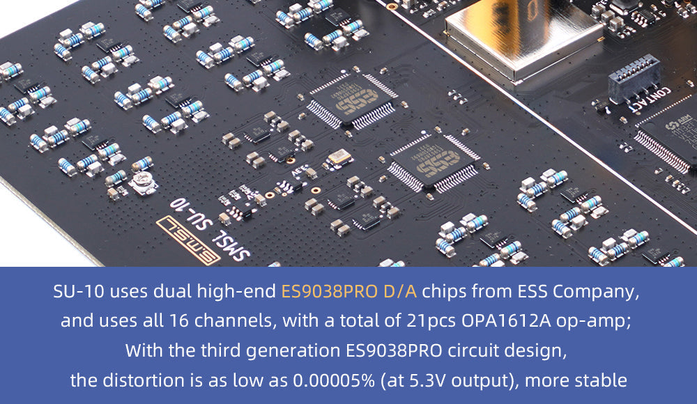 Apos Audio SMSL DAC (Digital-to-Analog Converter) SMSL SU-10 DAC (Apos Certified)