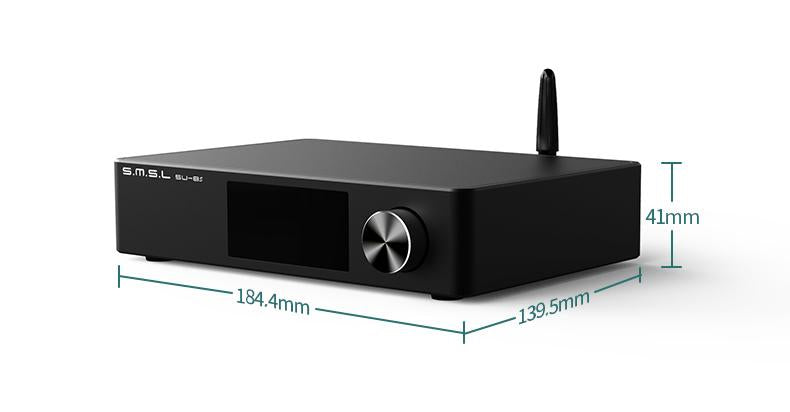 Apos Audio SMSL DAC (Digital-to-Analog Converter) SMSL SU-8s High Resolution ESS DAC (Digital-to-analog converter)