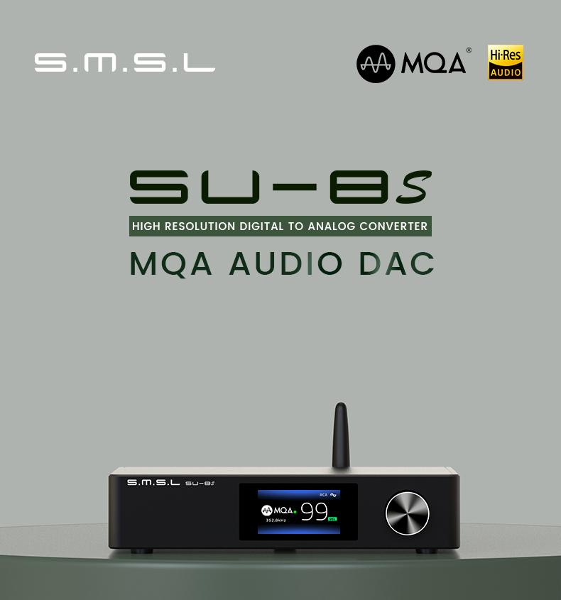 Apos Audio SMSL DAC (Digital-to-Analog Converter) SMSL SU-8s High Resolution ESS DAC (Digital-to-analog converter)