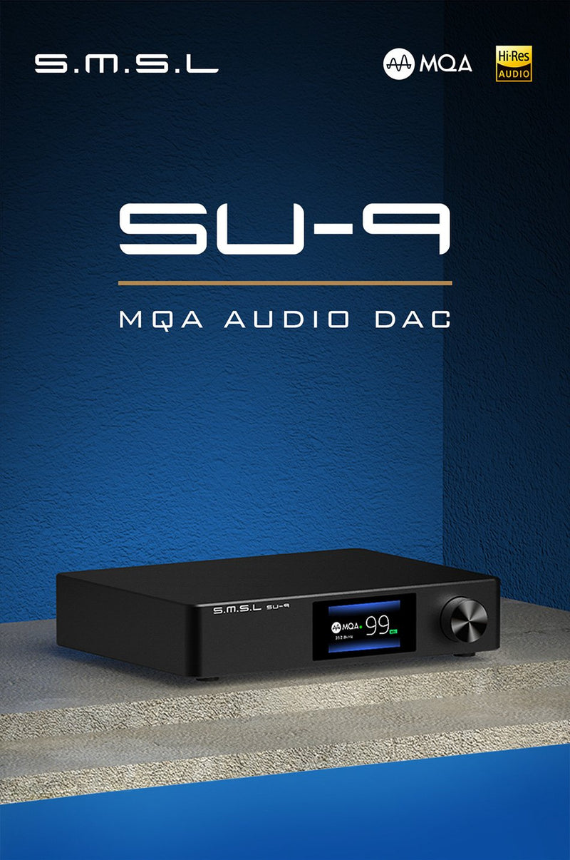 Apos Audio SMSL DAC (Digital-to-Analog Converter) SMSL SU-9 Balanced MQA DAC