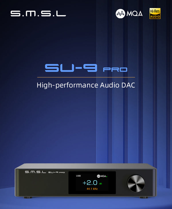 Apos Audio SMSL DAC (Digital-to-Analog Converter) SMSL SU-9 Pro MQA Desktop DAC