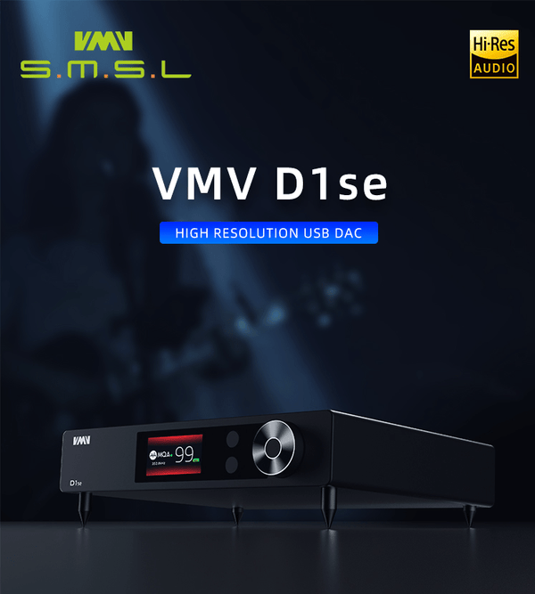 Apos Audio SMSL DAC (Digital-to-Analog Converter) SMSL VMV D1se MQA DAC