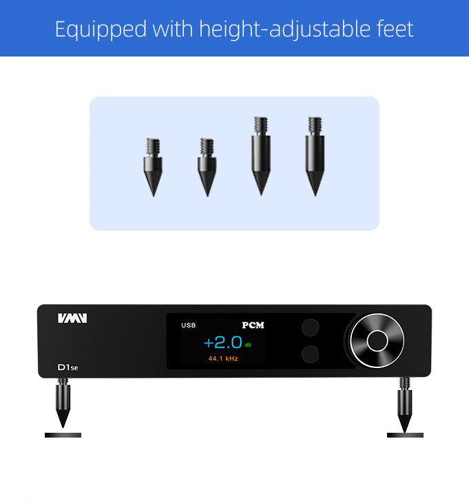 Apos Audio SMSL DAC (Digital-to-Analog Converter) SMSL VMV D1se2 Desktop MQA DAC