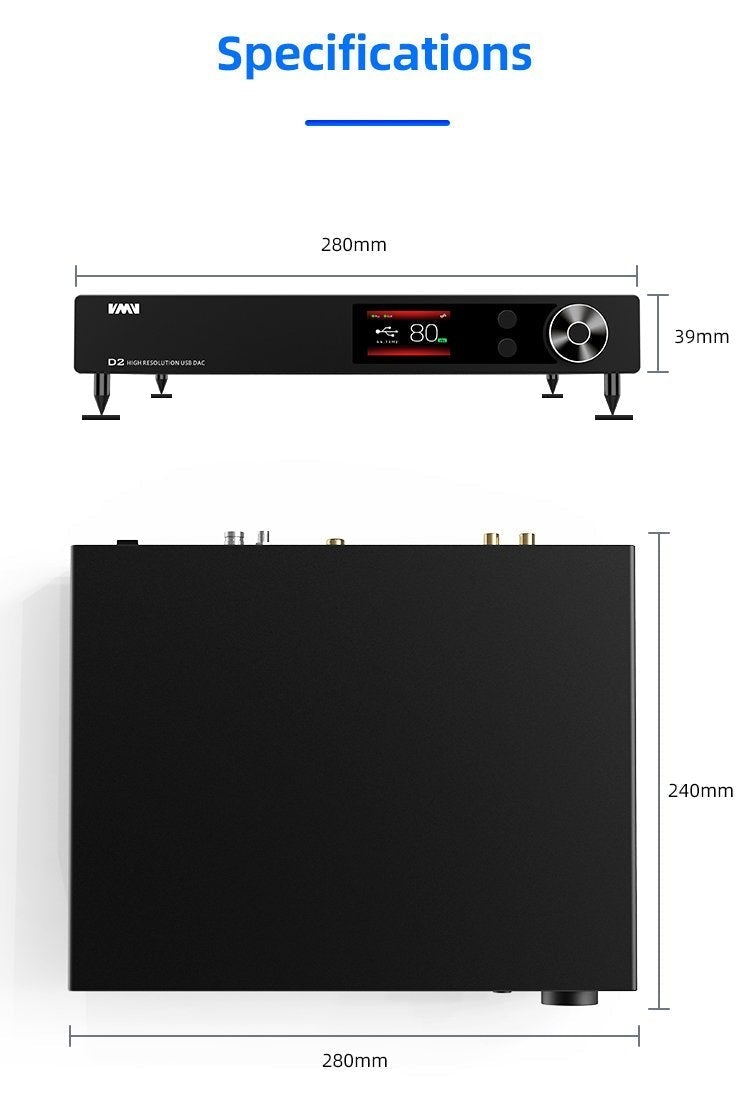 Apos Audio SMSL DAC (Digital-to-Analog Converter) SMSL VMV D2 DAC