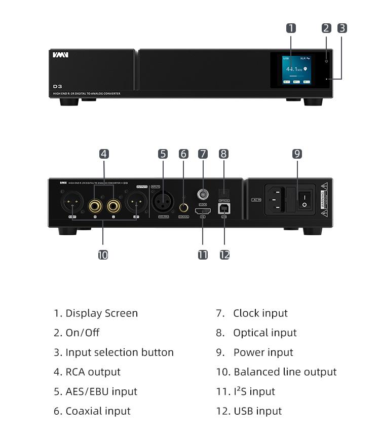 Apos Audio SMSL DAC (Digital-to-Analog Converter) SMSL VMV D3 Advanced R-2R DAC (Digital-to-Analog Converter)