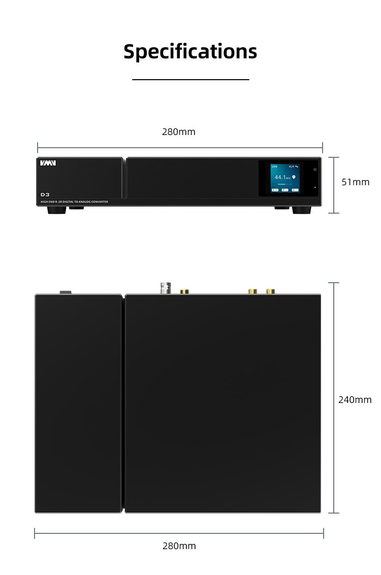 Apos Audio SMSL DAC (Digital-to-Analog Converter) SMSL VMV D3 Advanced R-2R DAC (Digital-to-Analog Converter)