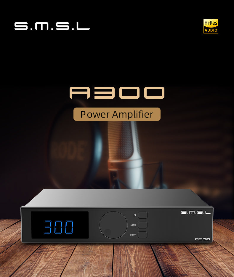 Apos Audio SMSL Headphone Amp SMSL A300 Power Amplifier (Apos Certified)
