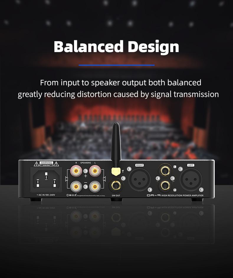 Apos Audio SMSL Headphone Amp SMSL DA-9 Bluetooth 5.0 Amplifier (Apos Certified)