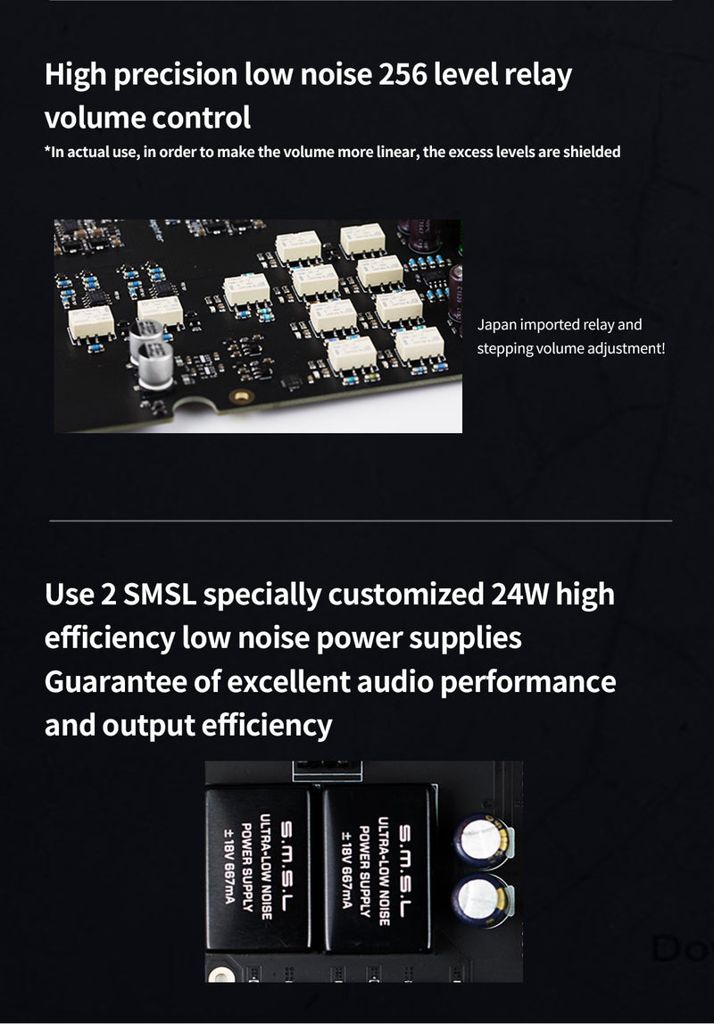 Apos Audio SMSL Headphone Amp SMSL SP400 THX AAA 888 Headphone Amp