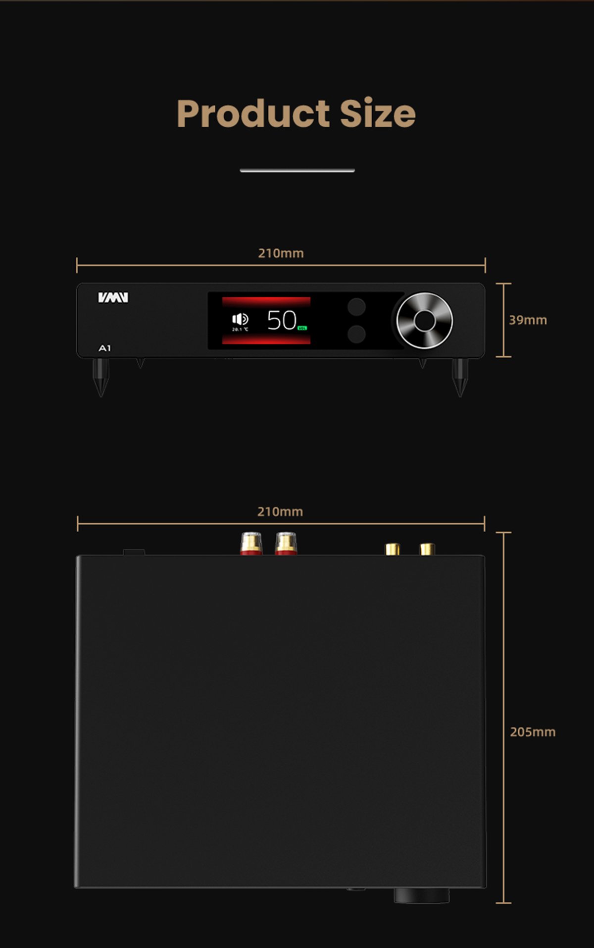 Apos Audio SMSL Headphone Amp SMSL VMV A1 Class-A Amplifier