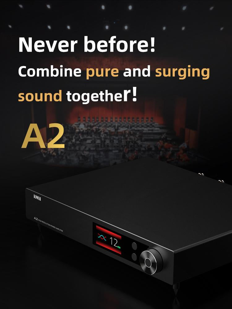 Apos Audio SMSL Headphone Amp SMSL VMV A2 High Resolution 200Wx2 Power Amplifier