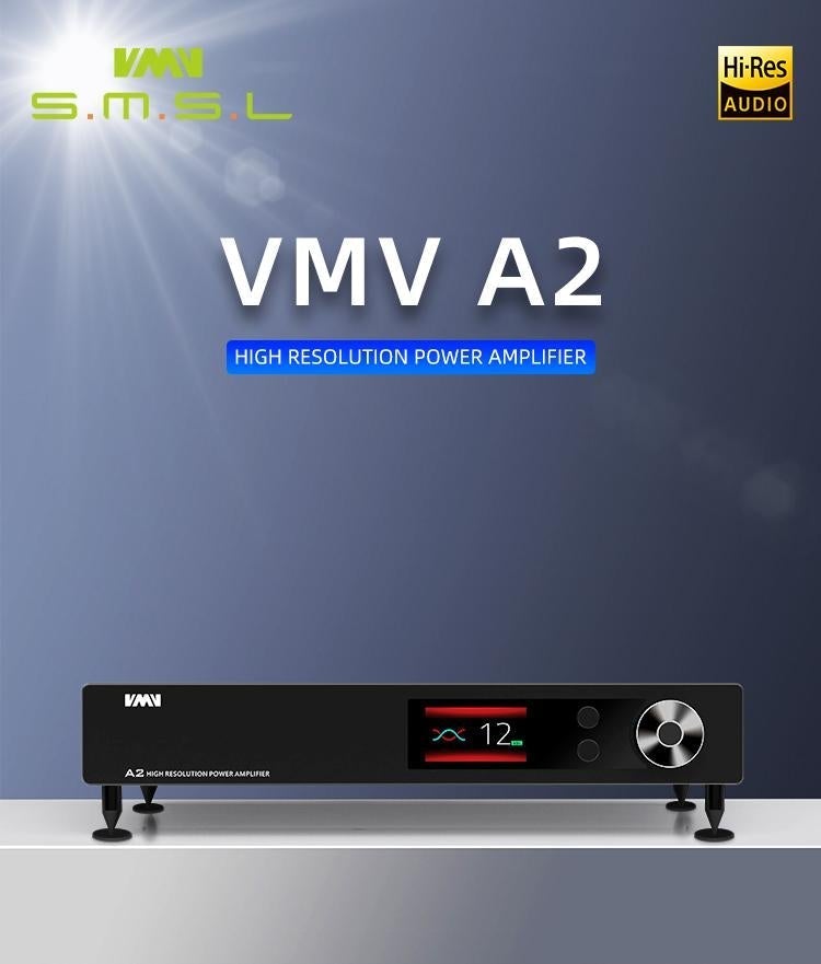 Apos Audio SMSL Headphone Amp SMSL VMV A2 High Resolution 200Wx2 Power Amplifier