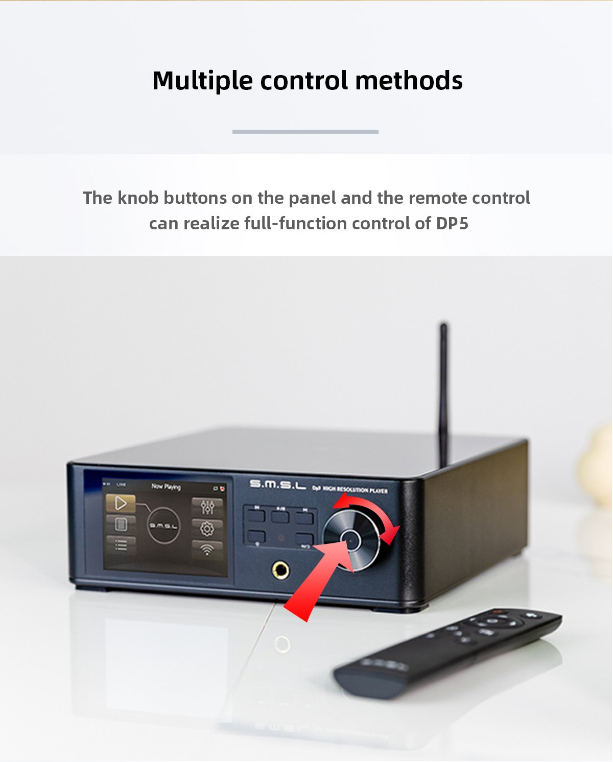 SMSL DP5 MQA High-Fi Network-Enabled DAC Amp – Apos