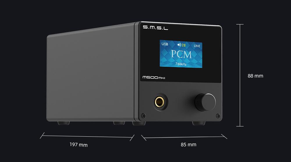 Apos Audio SMSL Headphone DAC/Amp SMSL M500 Mk2 Bluetooth DAC/ Amp