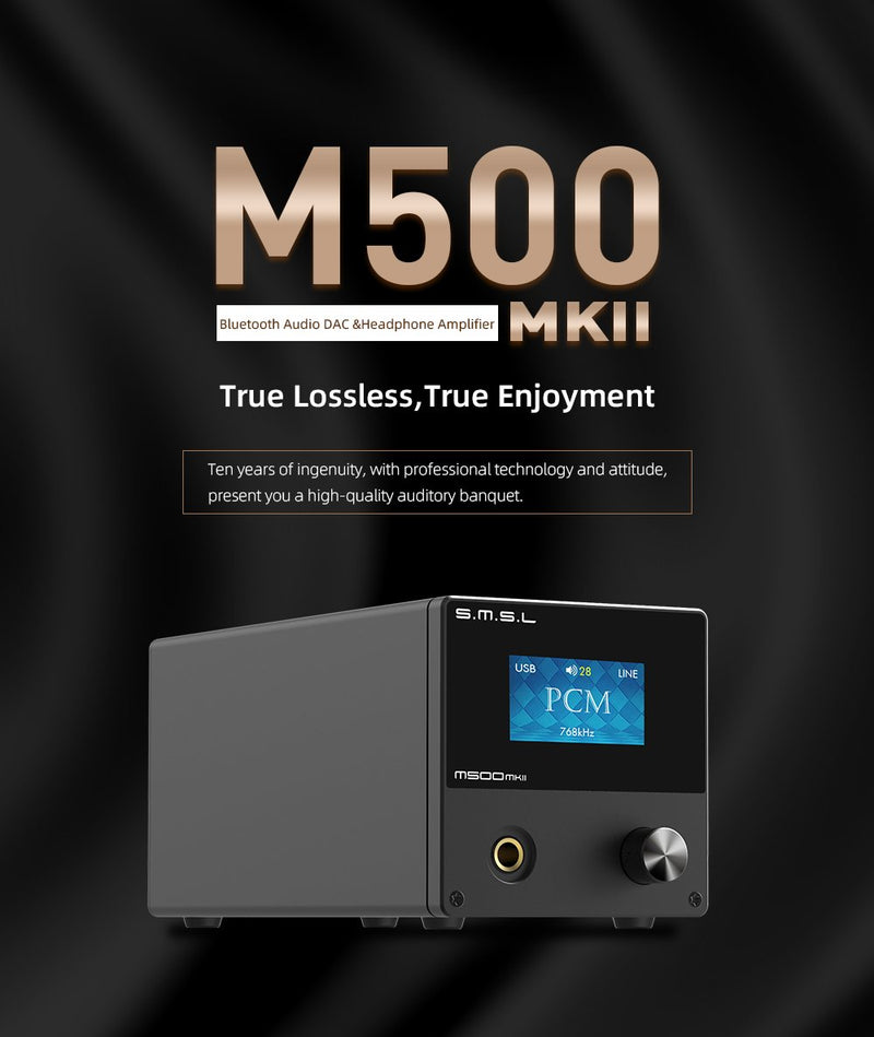 SMSL M500 Mk2 Bluetooth DAC/ Amp (Apos Certified) – Apos Audio