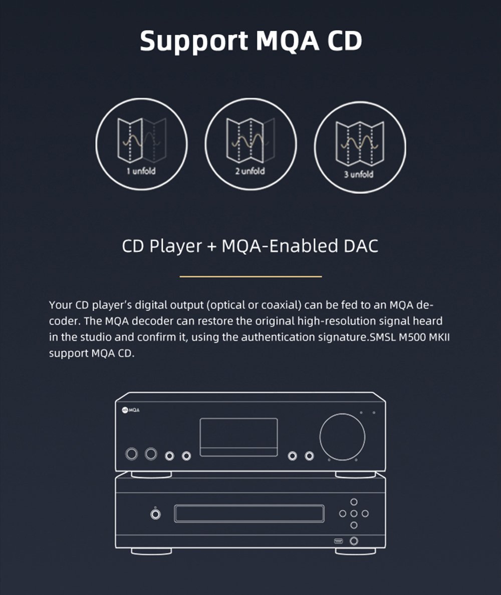 Apos Audio SMSL Headphone DAC/Amp SMSL M500 Mk2 Bluetooth DAC/ Amp (Apos Certified)