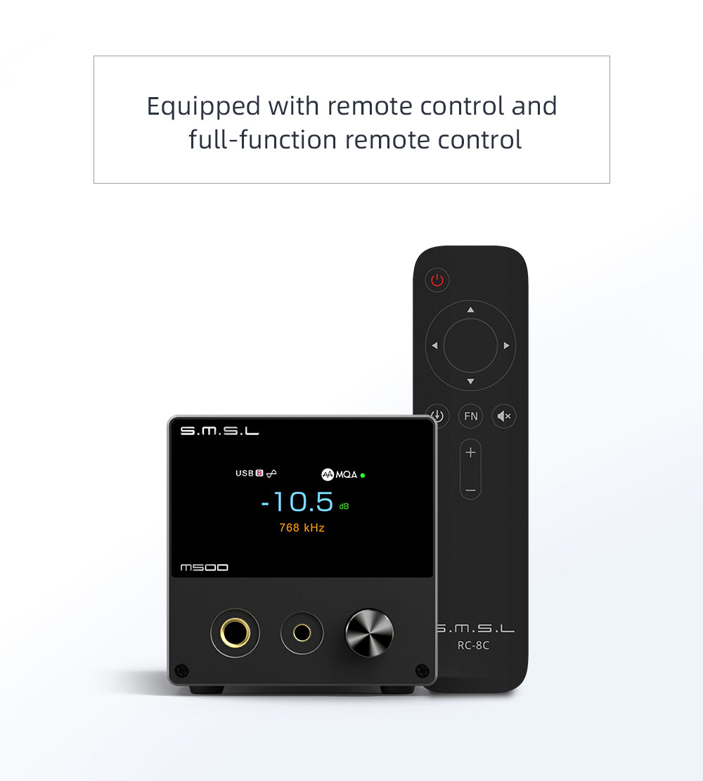 Apos Audio SMSL Headphone DAC/Amp SMSL M500 MkIII Bluetooth DAC/ Amp