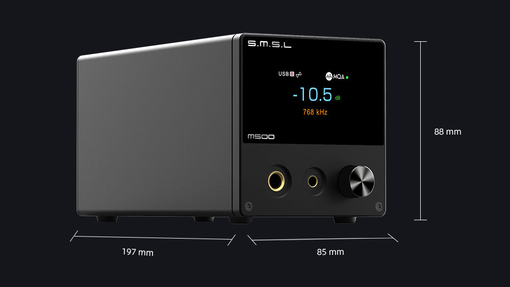 Apos Audio SMSL Headphone DAC/Amp SMSL M500 MkIII Bluetooth DAC/ Amp