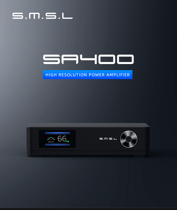 Apos Audio SMSL Preamplifier SMSL SA400 High Resolution Power Amplifier