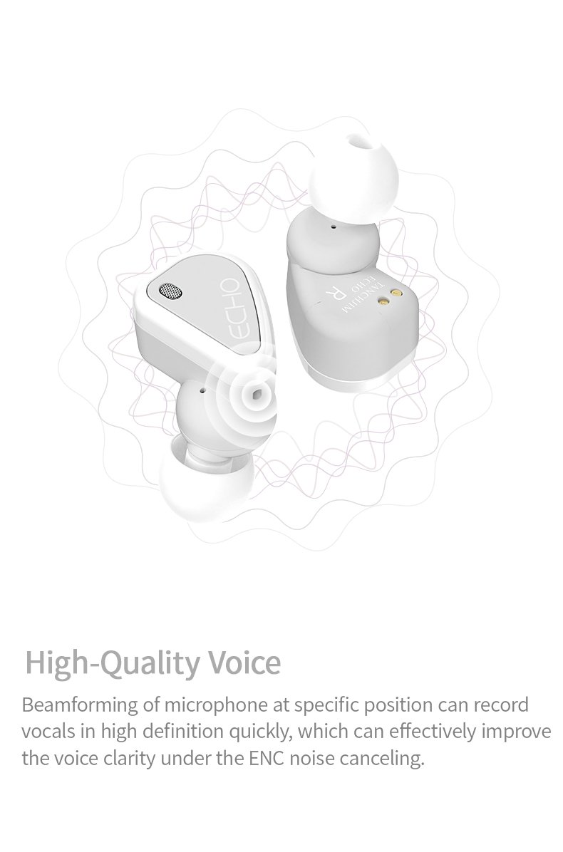 Apos Audio Tanchjim Earphone / In-Ear Monitor (IEM) Tanchjim Echo TWS Bluetooth 5.2 IEM