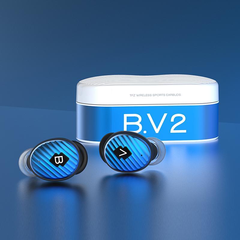 Apos Audio TFZ | 锦瑟香也 Earphone / In-Ear Monitor (IEM) TFZ B.V2 Bluetooth Wireless In-Ear Monitor (IEM) Earphones Blue