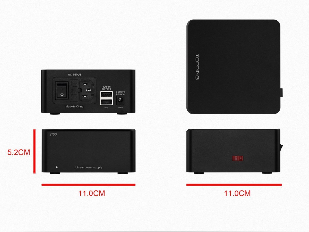 Apos Audio TOPPING Accessory TOPPING P50 Linear Power Supply