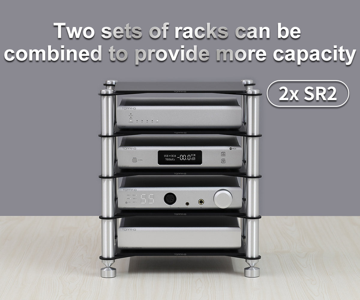 Apos Audio TOPPING Accessory TOPPING SR2 Aluminum Rack