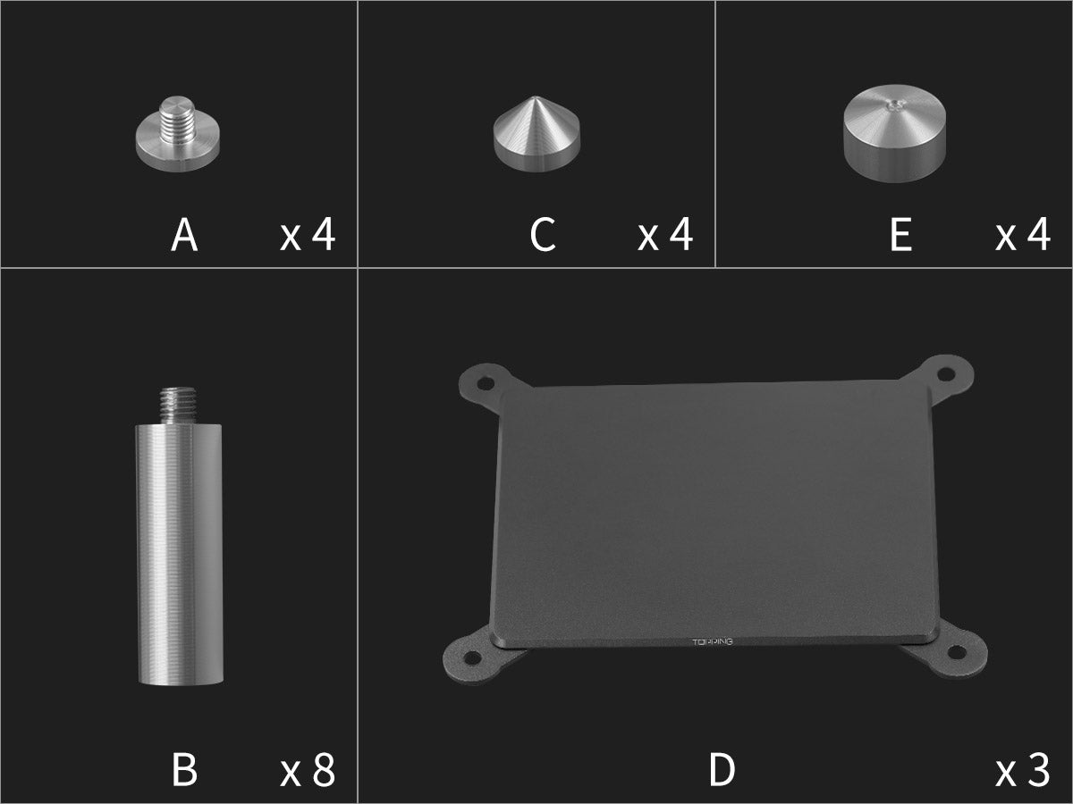 Apos Audio TOPPING Accessory TOPPING SR2 Aluminum Rack