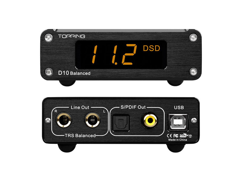 Apos Audio TOPPING DAC (Digital-to-Analog Converter) TOPPING D10 Balanced Desktop DAC